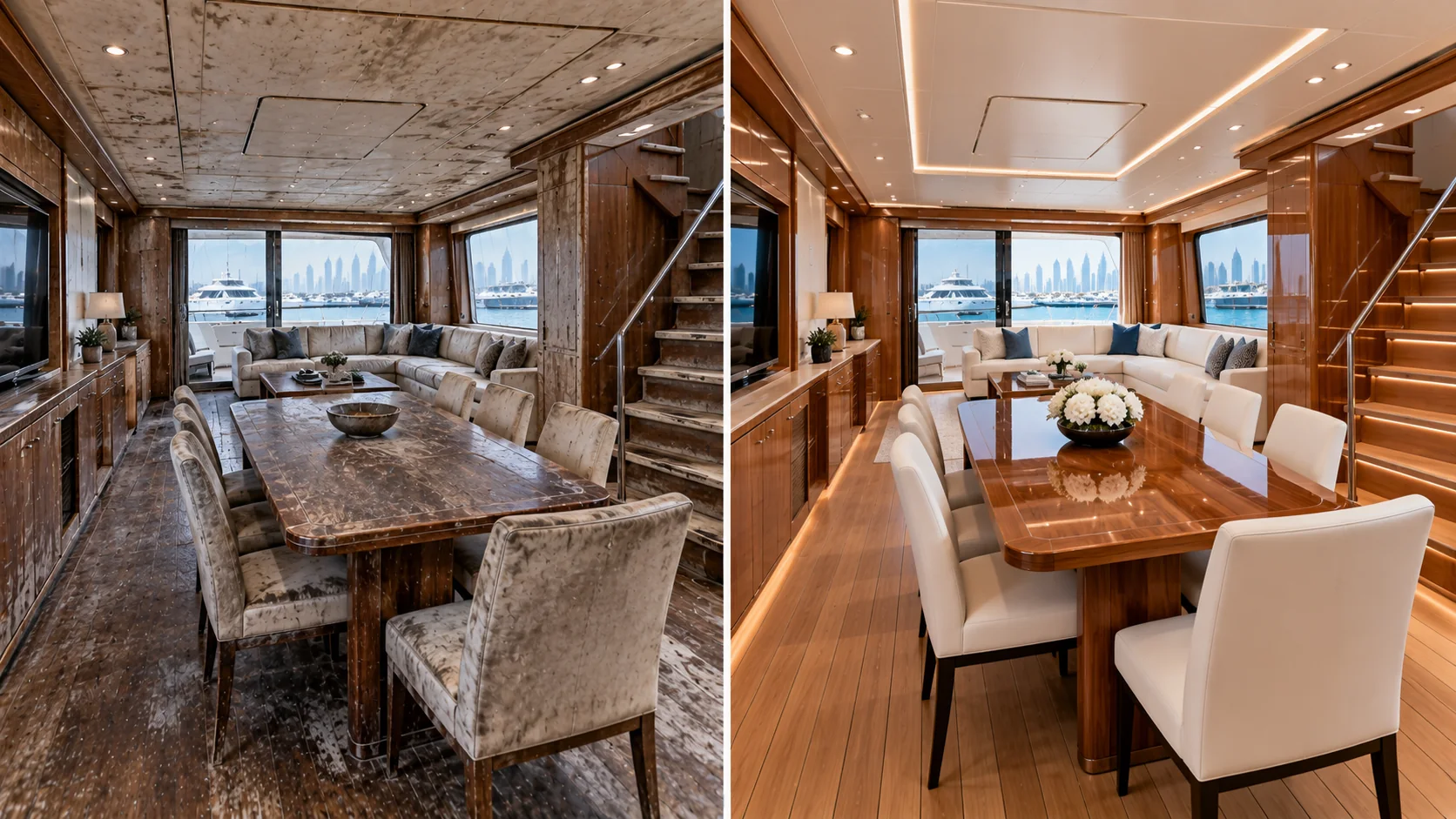 Interior & Upholstery — Victory Marine work