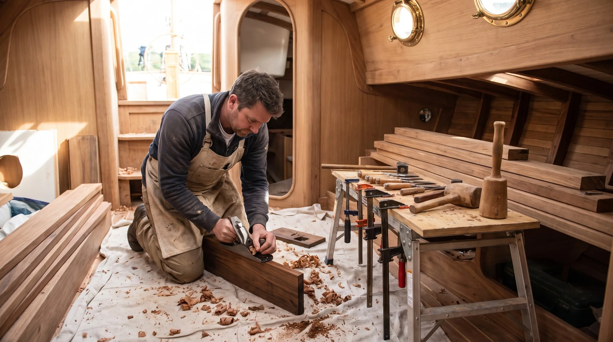 Carpentry Works — Victory Marine work