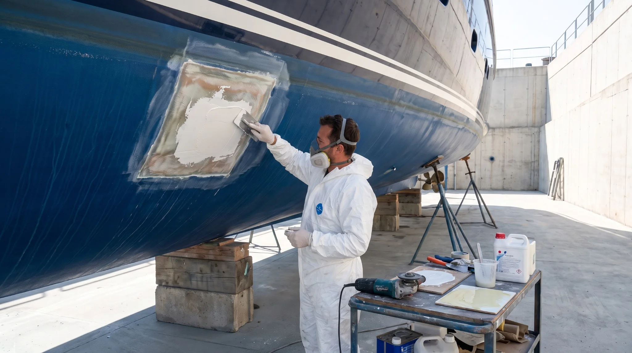 Osmosis Treatment — Victory Marine work