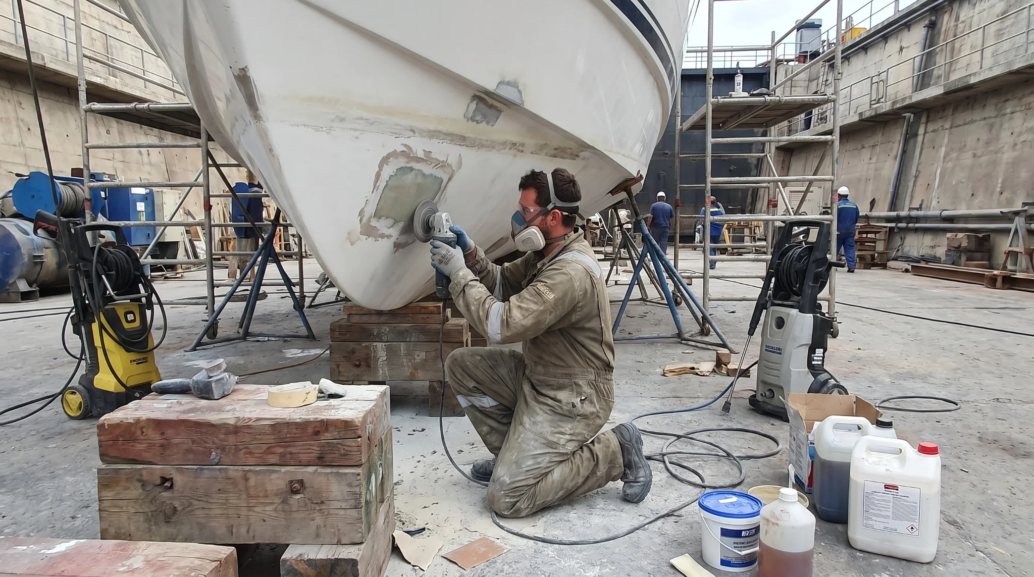 Hull Protection — Victory Marine work